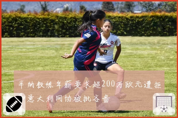 辛纳教练年薪要求超200万欧元遭拒，意大利网协被批吝啬